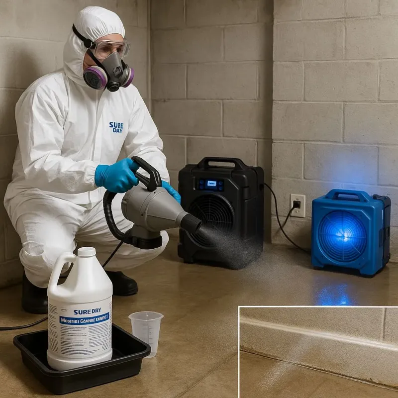 Sanitization and Odor Removal process in Bowling Green, FL